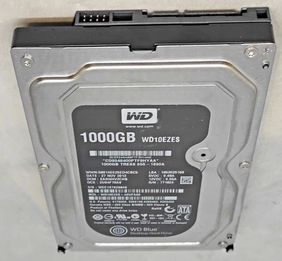 £45 • Buy Western Digital 1000GB / 1 TB 3.5  SATA Lll HDD 64MD Cache WD10EZES Hard Drive