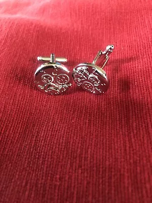 STEAMPUNK/LARPING  Pair Of Vintage Watch Movement Cuff Links • £7.50