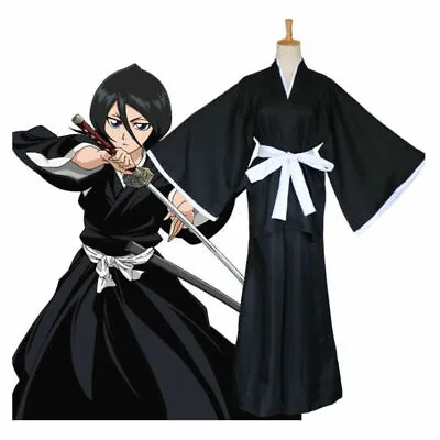 £65.77 • Buy Bleach Shinigami Ichigo Rukia Renji Kendo Kimono Anime Cosplay Costume +Track