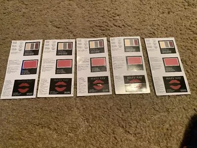 Mary Kay Color Card Sampler  Eye Color+Cheek Color+Cream Lipstick Lot Of 5 • $9.99