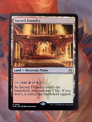 Sacred Foundry Regular 285 Ravnica Remastered RVR Rare • $14.95