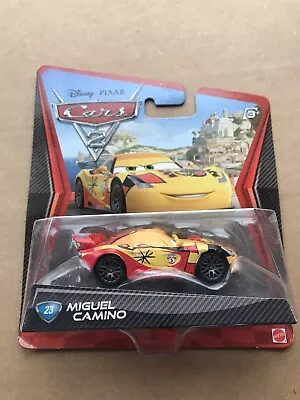 $16.95 • Buy Mattel Disney Pixar Cars 2 MIGUEL CAMINO #23 Car 1:55 Scale WGP