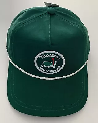 Masters Golf Hat Green Vintage Round Logo With Rope 2024 Masters Pga New • $71.95