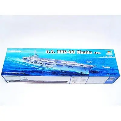 Trumpeter U.S.S. Nimitz CVN68 1:350 Scale Plastic Model Boat Kit 05605 • £159.99