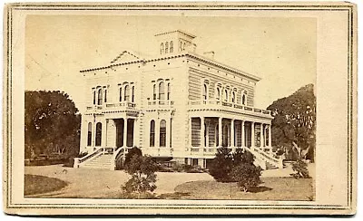 Oakland California Civil War General Ralph W. Kirkham House 1860s CDV Photo • $95