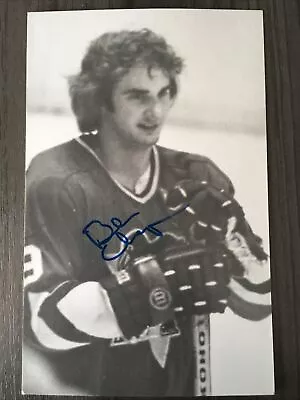 Vintage Pittsburgh Penguins Blair Chapman Autograph Postcard • $8