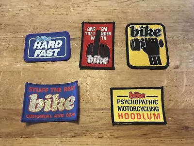 Bike Magazine Cloth Badges X 5 • £3