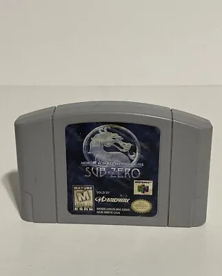 Mortal Kombat Mythologies: Sub-Zero (Nintendo 64 N64 1997) Tested AuthenticREAD • $19.72
