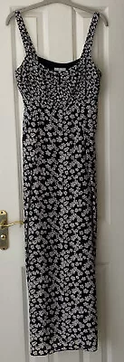 £10 • Buy Kew / Jigsaw Navy Silk Maxi Dress - 10 - Excellent Condition - SC823