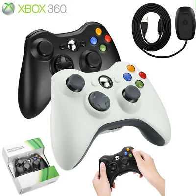 $20.99 • Buy Xbox 360 Wireless Controller / Adapter Receiver For Xbox PC Windows 7 8 10 Games