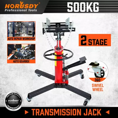 HORUSDY 0.5T Hydraulic Transmission Jack Stand Gearbox Car Engine Lifter Hoist • $275.99