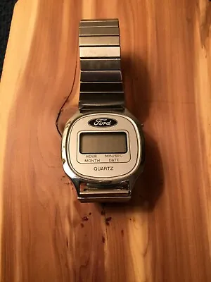 Ford Automotive Logo Watch - R J Roberts Brand - Needs Battery • $10