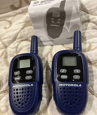 Pair Of Motorola Talkabout 2-Way Walkie Talkies FV300 Never Used • $20