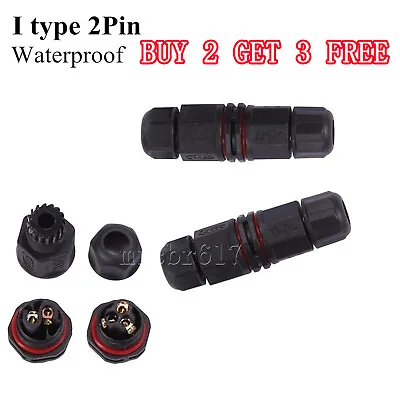 £2.81 • Buy 2 Pole Core Joint Outdoor IP68 Waterproof Electrical Cable Wire Connector Tool