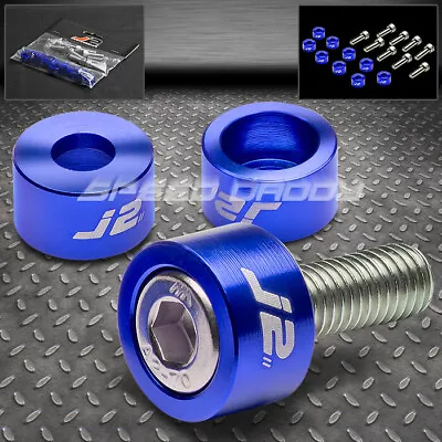 J2 Aluminum Jdm Header Manifold Cup Washer+bolt Kit For Accord Prelude Bb Blue • $8.99