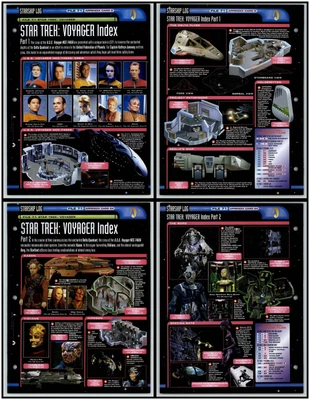 £1.99 • Buy Voyager Index - Voyager - Star Trek Fact File 2 Pages