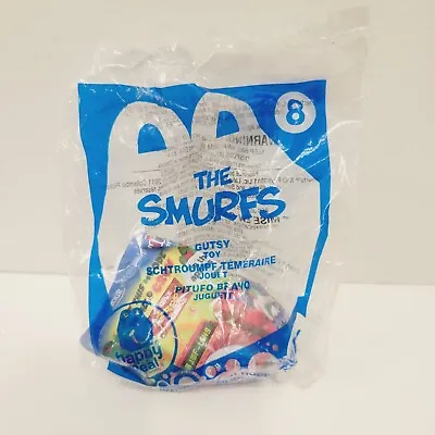 McDonalds Happy Meal Toy 2011 The Smurfs Gutsy Smurf #8 • $6.99