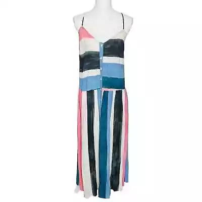 Mara Hoffman Phoebe Colorblock Cover Up Maxi Dress Size M • $99