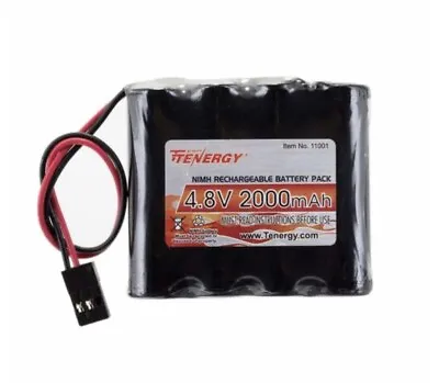 Tenergy 4.8V 2000mAh NiMH Receiver Battery Hitec For RC Receivers Transmitter • $25.68