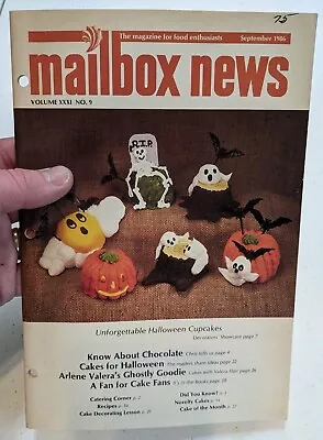 Mailbox News Halloween Cook Book Magazine 1986 Witches Ghosts Cake Decorating  • $19.90