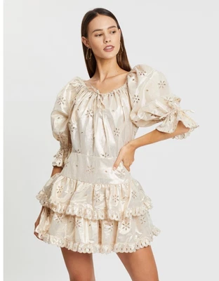 $110 • Buy ALICE MCCALL (RRP $495) Electric Galaxy Playsuit Size 14 