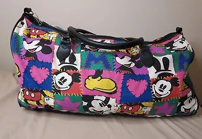 Mickey & Co Large Tote Bag Mickey Mouse Heads Graphic Disney Honey Fashion • $19.50