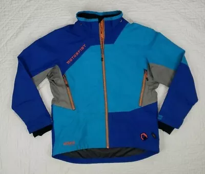 Motorfist Mens Blue Rain Jacket Event Waterproof Size L • $110