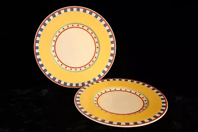 Villeroy And Boch Twist Bea Bread Plates Pair 6 7/8  Very Near Mint • $25.92