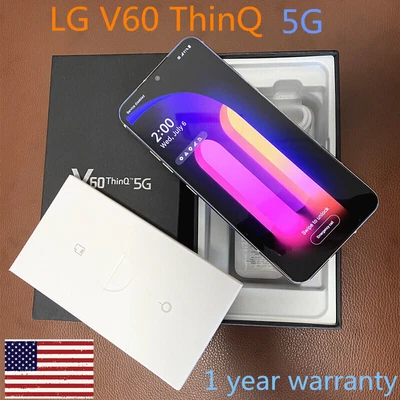 $269.99 • Buy New Sealed LG V60 ThinQ 5G V600TM T-Mobile GSM Unlocked Smartphone USA Seller