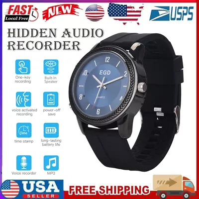 New Activated Voice Recorder Watch Smart Wristband Bracelet Voice Recorder Wrist • $30.73