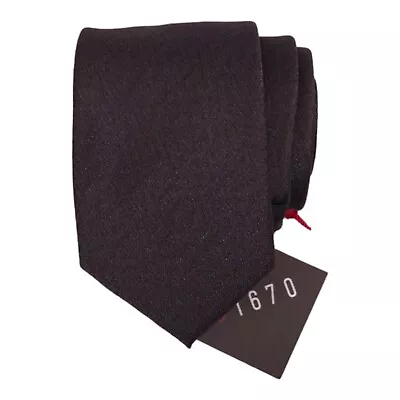 1670 Mens Slim Black Tie 2.5 Solid Dress Necktie Narrow Fashion Skinny Neck Ties • $12.49