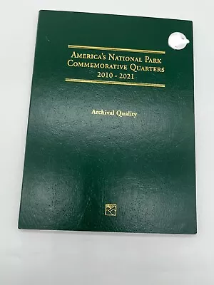 Album America's National Park Commemorative Quarters 2010-2021Set 56 Unc Coins • $32.90