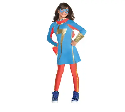 Girls Ms Marvel Rising Kamala Khan Secret Warrior Halloween Costume L 12-14 New • $9