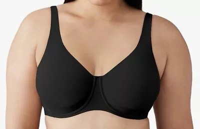 Wacoal Black Shape Revalation Oendulous Underwire Bra 855387 SZ 40 C Nwt $76 • $24.99