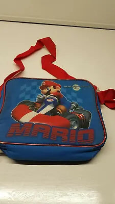 2012 NINTENDO MARIO KART Wii  INSULATED LUNCHBOX USED WITH WRITING INSIDE  • $14.95