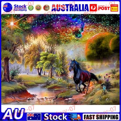 $11.52 • Buy AU 5D Diamond Painting DIY Fantasy Horse Full Round Drill Mosaic Art