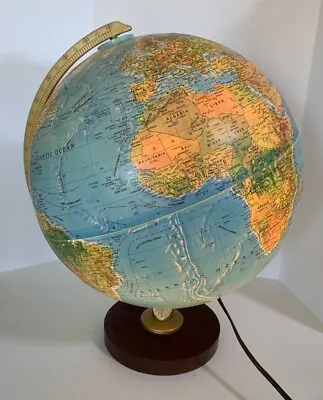 Vintage Replogle Lighted Globe/World Horizon Series/ 12-in Diameter Made In USA • $49.99