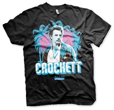 Officially Licensed Miami Vice - Crockett Palms 3XL 4XL 5XL Men's T-Shirt • £22.98
