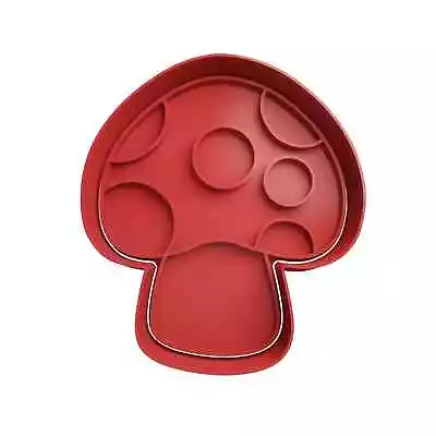 Mushroom Cookie Cutter Biscuit Fondant Ceramic Cutter Embosser • $7.83