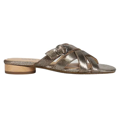 VANELi Brogan Metallic Slide  Womens Size 5.5 N Casual Sandals 310120 • $17.99