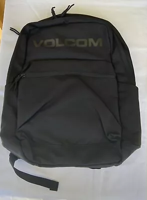 Volcom School Backpack - Black On Black - New $60 Retail • $38.99