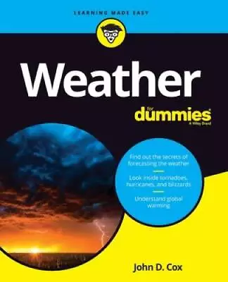 Weather For Dummies (For Dummies (Computer/Tech)) - Paperback - VERY GOOD • $4.37