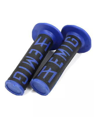 Blue Motocross Emig Grips Dirt Bike Pit Bike Motorcycle Handlebar Rubber Grip7/8 • $12.95