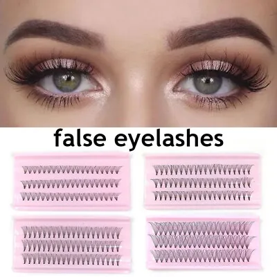 60Cluster Individual EyeLashesGrafting False Eyelashes Eyelash Extension Makeup) • $1.85