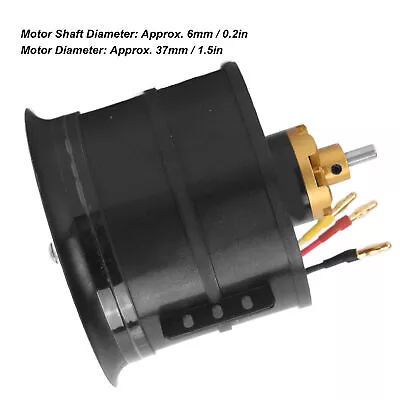 QX Motor 90mm EDF Set 1450KV Brushless Motor With 12 Blade Ducted Fan And 10 FFG • $147.11