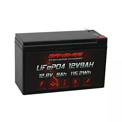 Banshee 12V 9AH Lithium Replacement Battery For Razor Sport Mod MX350 • $69.88