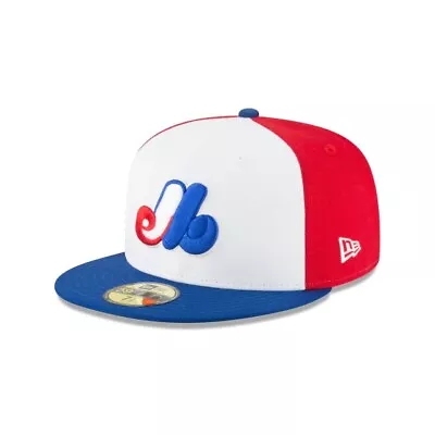 $34.99 • Buy Montreal Expos New Era MLB Cooperstown Collection 59Fifty Fitted Gray UV