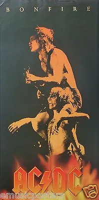 AC/DC  BONFIRE  U.S. PROMO POSTER - Australian Heavy Metal Music • £23.39