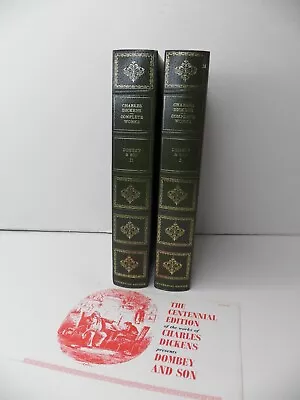 Charles Dickens Complete Works Centennial Edition Dombey & Son I & Ii Green • £15.83