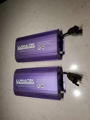 Two Lumatek Professional 1000w 120/240V Air Cooled Dimmsble Electronic Ballasts • $80
